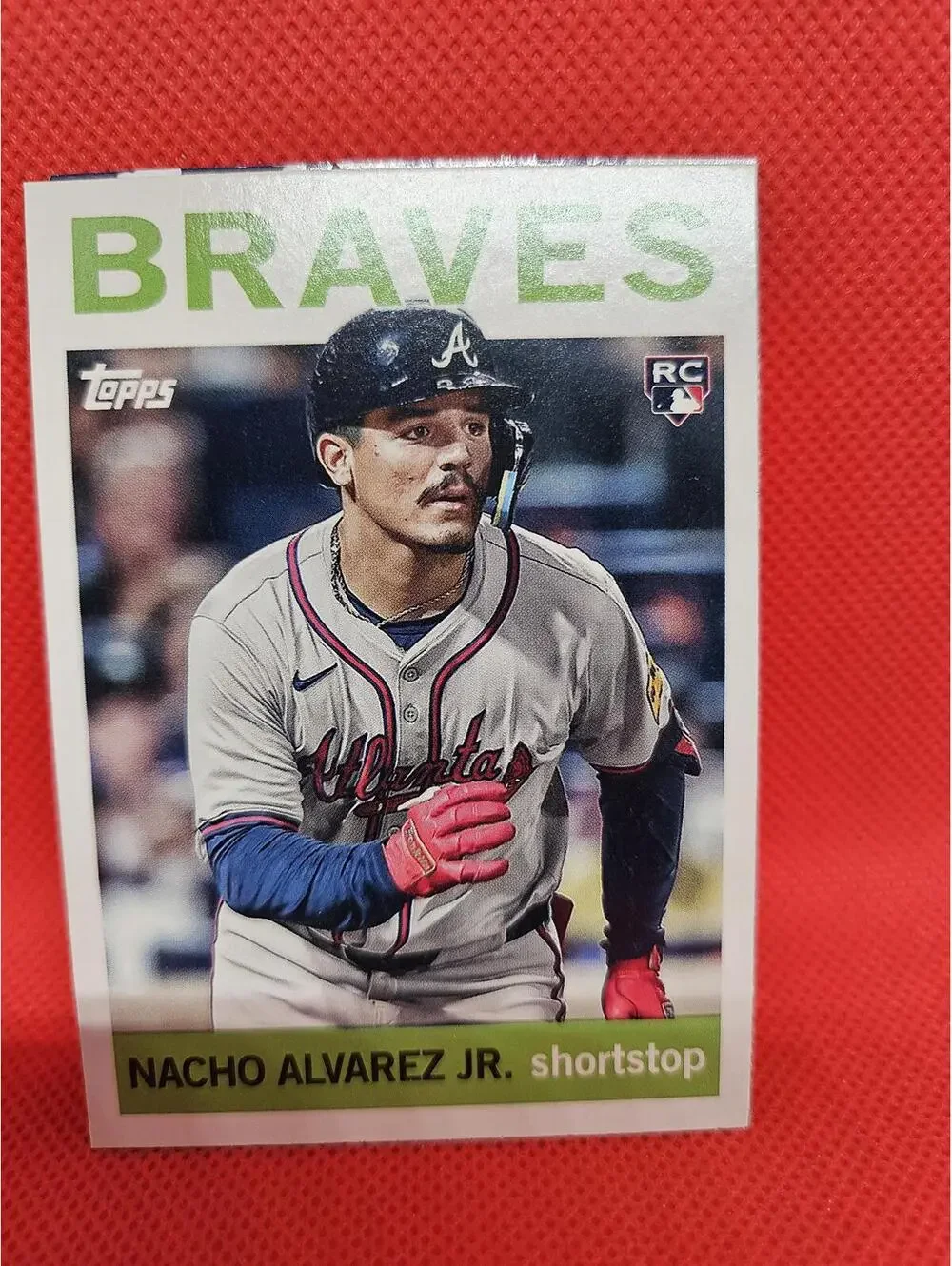 Nacho Alvarez Jr (RC)  2025 Topps Archives Rookie  #73 - Braves - RAW Mint